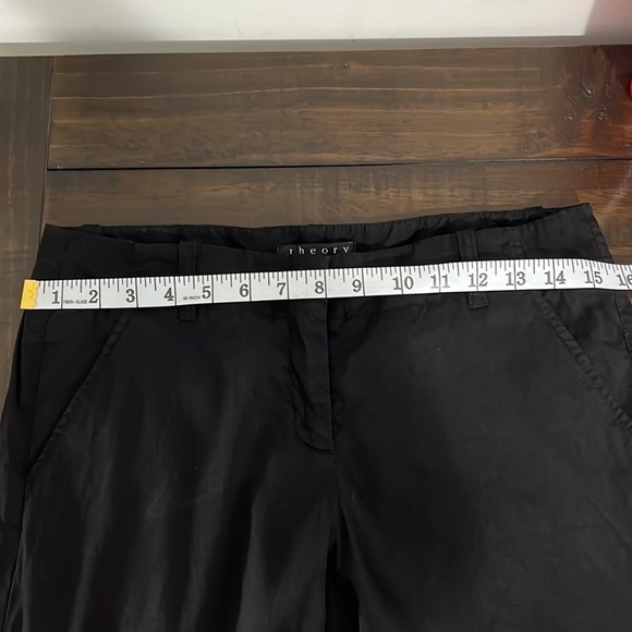 THEORY Pants Black Size 6 - Picture 7 of 9